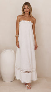 Sandra Maxi Dress - White