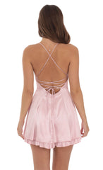 Flutter Away Layered Skater Dress