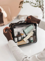CALPAK Large Clear Cosmetics Case