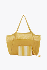 BEIS 'The Mesh Beach Tote in Honey