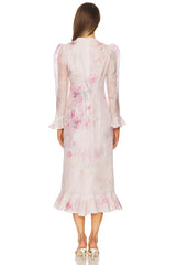 Crush Flower Midi Dress
