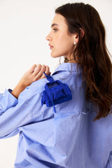 BEIS 'The Sport Duffle Charm in Cobalt Blue