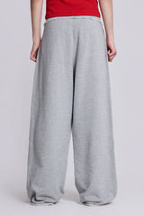 Grey Marl Baggy Monster Joggers