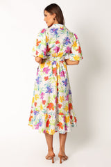 Reese Midi Dress - Zinnia Print