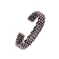 The Rogue by HPSilver - Men's Copper Hand Woven Bracelet - 4025