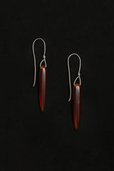 Spear Earrings in Carnelian