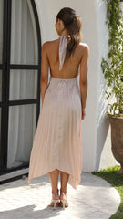 Miami Midi Dress - Champagne