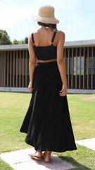 Hallie Maxi Skirt - Black