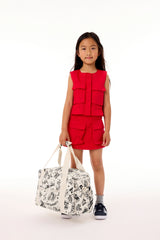 BEIS 'The Kids Duffle in Doodle Print