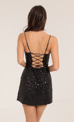 Pretty Deets Sequin Mini Dress