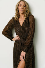 Abigail Sparkle Gown | Bronze