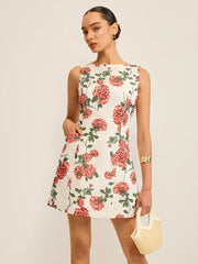 Floral Printed Shift Dress