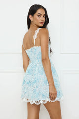 Vivid Bloom Mini Dress
