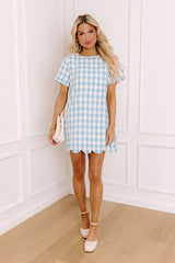 London Daydream Plaid Mini Dress