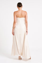 MESHKI Luisa Strapless Maxi Dress - Sand