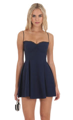 Spectacular Twirl Glitter Skater Dress