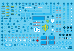 RG Zaku Minelayer (Water Decal) (Multiple Options)
