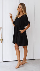 Mariah Mini Dress - Black