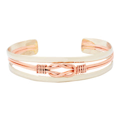 Copper Bracelet by HPSilver - Mixed Tone Copper Cuff Bracelet - 7003