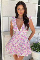 Shaylee Dress - Pink Floral