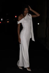 MESHKI Catarina Sequin Maxi Dress - White