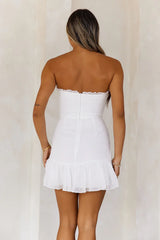 Face On Magazines Dress White