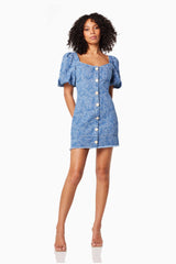 Blues Mini Dress In Blue
