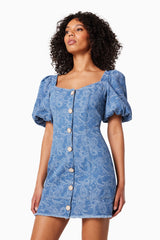 Blues Mini Dress In Blue