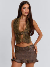 Donna Mini Skirt Brown