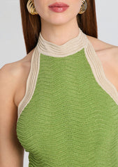 Pascal Metallic Rib Knit Dress