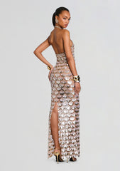 Genovia Embroidered Dress