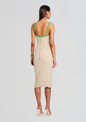 Kins Metallic Rib Knit Dress