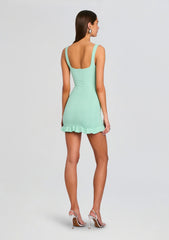 Loulou Metallic Rib Knit Dress