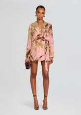 Fawn Mini Dress With Detachable Belt