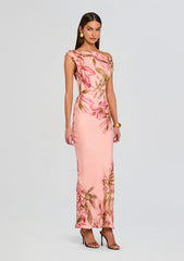 Cain One Shoulder Maxi Dress