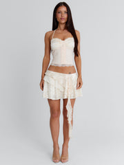 Stacy Mini Skirt Ivory
