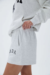 Ada Sweat Shorts - Light Grey Melange