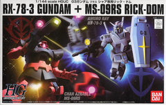Hguc G-3 Gundam Vs Char's Rick Dom Set
