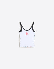 ED HARDY X BERSHKA print vest top