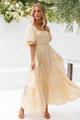 Bird Set Free Maxi Dress Yellow