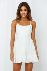 Sipping Mezcal Dress White