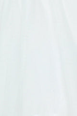Giving All Of Me Strapless Tulle Mini Dress White