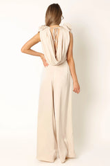 Larissa Jumpsuit - Light Taupe