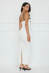Chic Sophistication Maxi Dress White