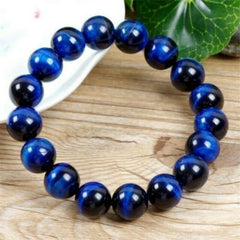 Blue Tiger Eye Buddha Bracelets