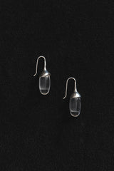 Dripping Stone Earrings in Quartz