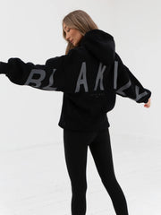 Tonal Isabel Oversized Hoodie - Black
