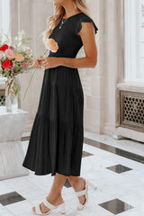 Cityscape Smocked Midi