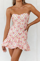 Beacnlady Dance My Way Mini Dress Orange