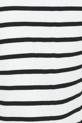Take Your Place Knit Ribbed Maxi Dress White